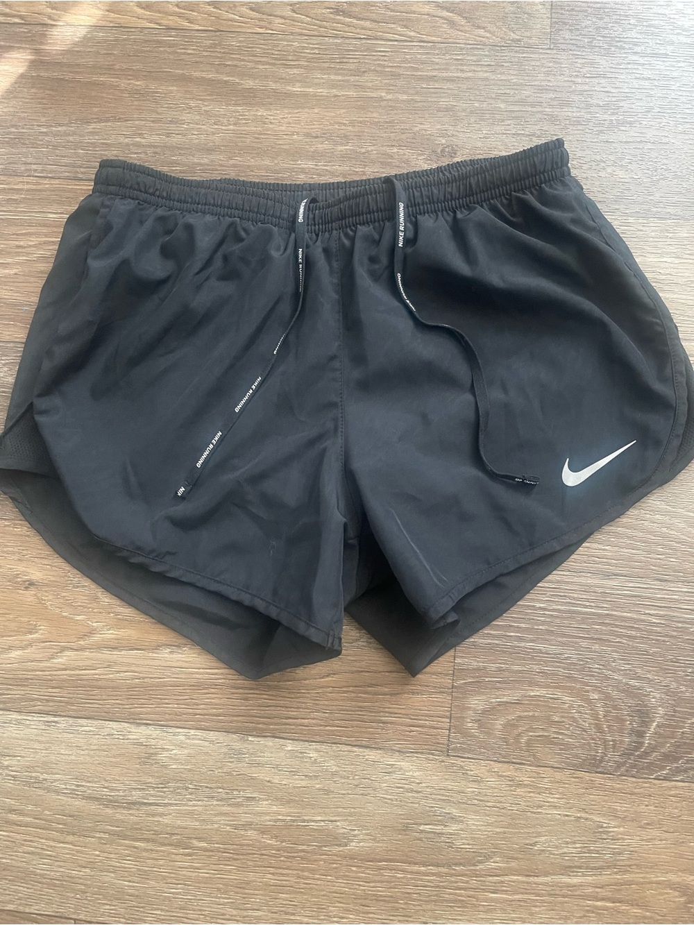 Nike Black Women's 2-in-1 Training Shorts with Swoosh